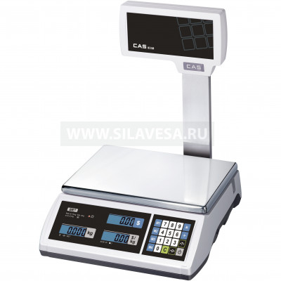 Настольные торговые весы CAS ER-JR-30CBU