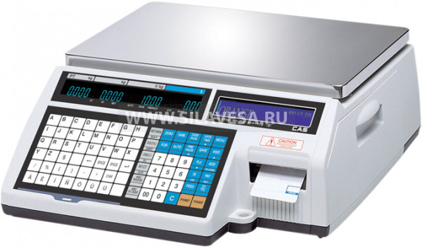 Торговые весы с печатью этикеток CAS CL-5000J-30IB
