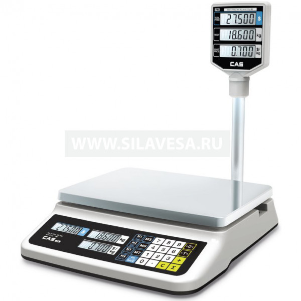 Торговые весы CAS PR-30P LCD