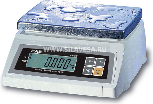 Настольные порционные весы CAS SW-20W DD